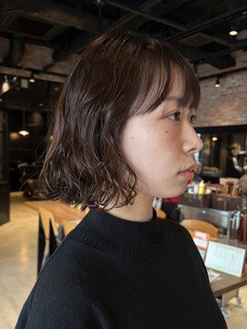 オーガニック アトリエ 大宮(organic+atelier) 外国人風ショートパーマミニボブパーマ大人かわいいパーマ