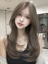 ノイズオオサカ 梅田店(NOISM OSAKA) 韓国風レイヤーカット/ロングレイヤー/ハッシュカット/10代20代