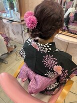 ミーネピンク 行徳(Miene Pink)&nbsp;ヘアアレンジ＊まとめ髪＊浴衣着付☆_Pink行徳駅 妙典駅 浦安駅