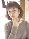 『MY hair design』大人可愛いふんわりボブ