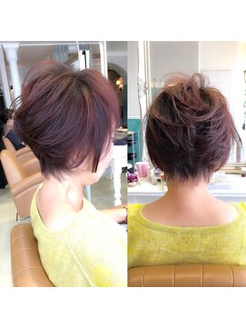 ロンド 銀座(Lond) 華やかエレガントショートスタイル 担当川瀬賢翁