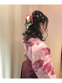 【下北沢＊I'll b hair＊】袴に似合う編み込みハーフアップ