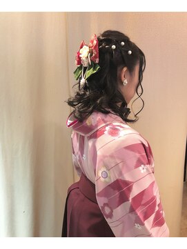 アイルビーヘア(I'll b hair) 【下北沢＊I'll b hair＊】袴に似合う編み込みハーフアップ