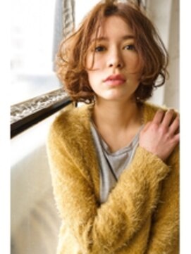 ゴート(GOAT) ふわっと涼しげ☆ヴェールウェーブ×ワンカールレイヤーボブ♪