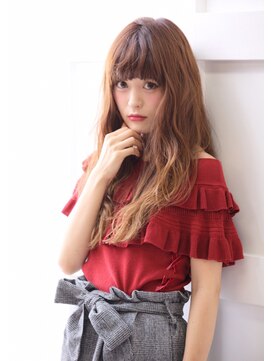 ヘアーズ ベリー あびこ店(hairs BERRY) ラフウェーブロング_愛され無造作カール♪