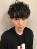 マッシュナチュラルパーマスタイル