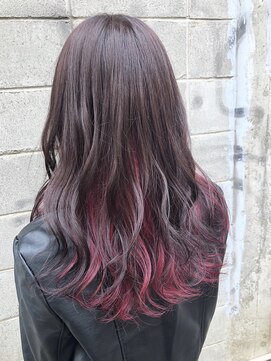 ライブトレア(LIVE TOREA) インナーカラーベルベットレッド