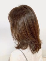 20代30代大人かわいい/ひし形/ウルフレイヤー/ココアブラウン