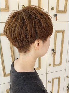 アルクバイネオリーブ 荻窪店(arc by neolive) オレンジブラウン  マッシュ ショート arc by neolive 荻窪