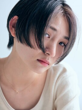 フェイバリットガーデン(FAVORITE GARDEN) favorite garden クールな大人ショートのフレーミングカラー。