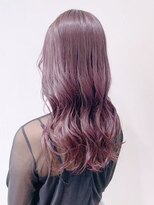 アイティーバイアルバム 松戸店(IT by ALBUM) ピンクブラウンロング_テラコッタくすみブルー_ba339921