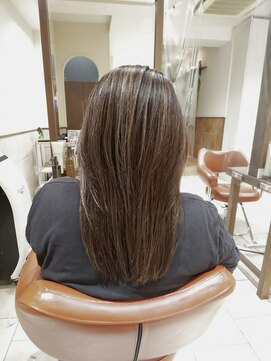 ネオリーブチノ 登戸店(Neolive cino) ハイライト ブリーチ×アッシュブラウン