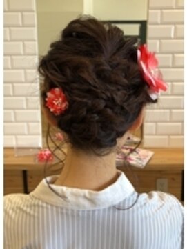 アリーマーケットリル(ALLEY MARKET lil) 【ALLEY　MARKET】編み込みアップスタイル