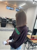 【ケアブリーチ】【ハイトーン】【グレージュ】【髪質改善】