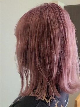 ヘアーメイク ドット(HairMakeDOT) ハイトーンカラーピンク