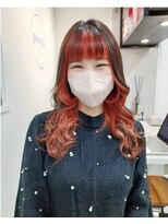 パープル(purple)&nbsp;インナーオレンジピンク