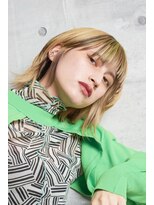 サラビューティーサイト 志免店(SARA Beauty Sight)&nbsp;【志免】ベージュデザインカラー/ニュアンスボブ☆山之内