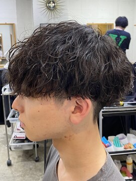 エルオム(EL.HOMME) 【RYUYA】束感マッシュ×緩め波巻きパーマ