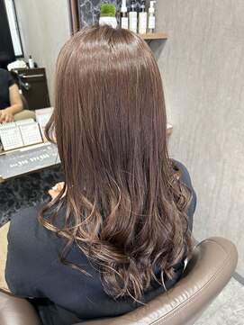 テラスヘア 新潟駅南(TERRACE hair) イノアオイルカラー　～色落ちも楽しめるブラウン～
