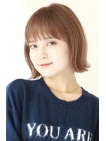 リアン(lien)&nbsp;☆lien.自由が丘 大橋 ☆マロンベージュ/外ハネ/くびれボブ