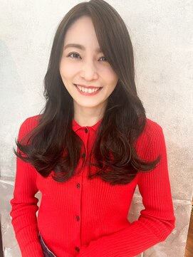 ソワリー 栄(THOiRY) THOiRY【女性らしい柔らかヘア】似合わせ小顔艶髪ゆる巻きロング