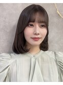 韓国レイヤー/韓国風/ボブ/髪質改善/黒髪/ブリーチなし〔池袋〕