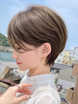 ハルキミナト ジャパン トウキョウ(HARUKI MINATO japan TOKYO) 20代30代40代50代耳かけショート前髪なしハンサムショートカット
