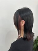 ラズベリー×インナーカラー