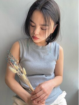 オグジュアリー 表参道(aux.) 大人かわいい/前髪[表参道/表参道駅]