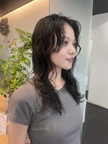 スタイル 茅ケ崎(STYLE)&nbsp;【ハクラ】ニュアンスパーマ 顔周りカット ウルフパーマ