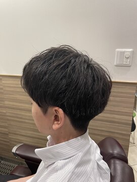 銀座マツナガ 神田店 メンズマッシュツーブロック学生