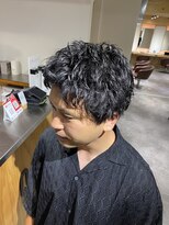 クオル 立川(QOL) 無造作スパイキーショート ツイスパ ニュアンスパーマ 短髪 大人