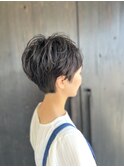 レディースショートとふんわりパーマ【大分/ケセラ】