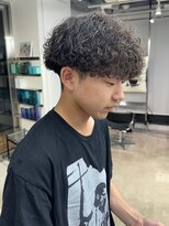 レタッチ バイ フィフス 天神大名(RETOUCH by fifth)&nbsp;プードルパーマハードスパイラルパーママッシュメンズパーマ束感