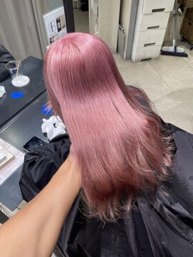 アミル(amiLe) ピンク/ハイトーン/ブリーチ/D