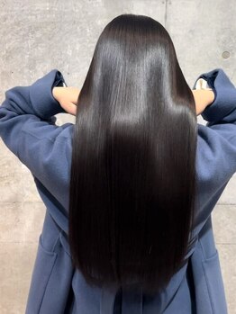 シアー 銀座店(SHEER.)の写真/縮毛矯正・髪質改善の専門知識/経験が豊富なサロンだから、クセやダメージのお悩み解決◎サラ艶ヘアーに☆