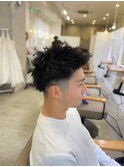 カットツイストパーマ