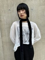 メゾンアクア 表参道(Maison ACQUA)&nbsp;◎ミニボブウルフカットワイドバングブルーブラック