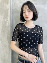 ロンド ジュルード 名古屋(Lond jeloud)&nbsp;ショート ボブ インナーカラー 韓国風5424