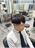 波巻きツイストスパイラルパーマ/フェザーパーマ/眉毛/メンズ