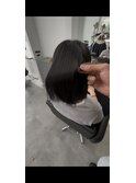 美髪ストレート×縮毛矯正♪前髪カット30代40代髪質改善