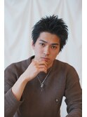 刈り上げなし爽やかスパイキーショート【BLAZE 大庭】