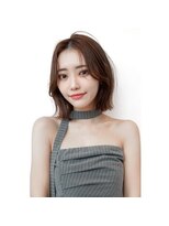 ケアリー 調布(Carelly)&nbsp;ミディアムレイヤー/大人可愛い/髪質改善/シースルーバング