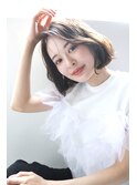 ワンカール大人っぽボブ