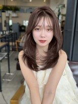 コート 表参道(Cote)&nbsp;美髪レイヤーカット／顔まわりレイヤー／ロングレイヤ 一/前髪