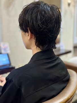 ヴィサージュジョイン(VISAGE join) ラフなパーマのマッシュウルフ