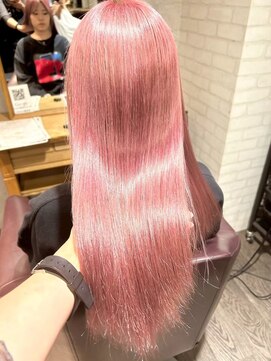 アフィナー(Afinar) 【横浜/横浜駅】艶感ピンクラベンダー×韓国ストレート