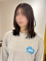 バサ 江古田店(BASSA)&nbsp;グレージュ/ざくざくレイヤー【会話控えめ美容師Runa】