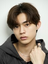 ルーシー 川越(LUCEY)&nbsp;センターパートフェザーパーマシャドウパーマメンズパーマ