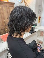 ユイマァル 倉敷店(YUIMARL)&nbsp;メンズカット20代30代40代ニュアンスパーマウルフレイヤー